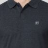 Blackish Grey Eco polo T-shirt