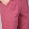 Pink Women Straight Pant