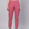 Pink Women Straight Pant